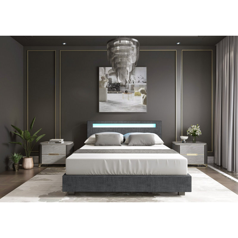 Ebern Designs Skofte Odessa Upholstered Platform Bed & Reviews Wayfair